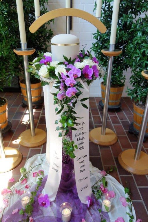 XL Beerdigung Bestattung Grabgesteck Trauer künstlich Grabschmuck Blumengesteck 